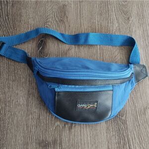Vibtage 90s GaniSport Blue Fanny Pack Waist Bag